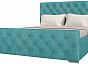 Кровать ИНТЕРО рогожка мята 1800x2000, изголовье мягкое