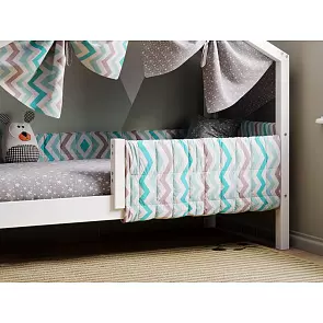 Мягкие бортики для кровати с надстройкой "Ассоль" Коралловый