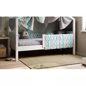 Мягкие бортики для кровати с надстройкой "Ассоль" Небесный