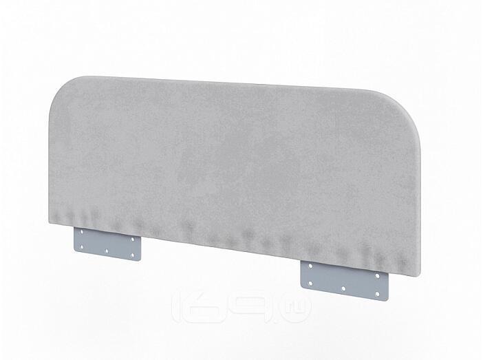 Защитный бортик для детской кровати Teddy 022 Стальной 94-4-37