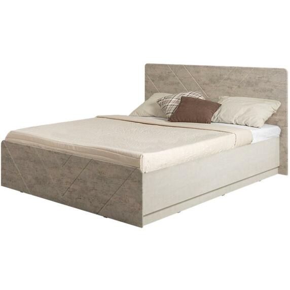 Кровать Амели 11.31 Н Шелковый камень К349 RT,Бетон Чикаго беж LS 00 953