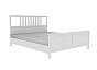 Кровать LAGOM без обивки белый 1600x2000, изголовье жесткое
