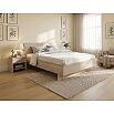 Кровать Лацио без обивки дуб санремо без подъёмного механизма 1600x2000, без ортопедического основания, изголовье жесткое