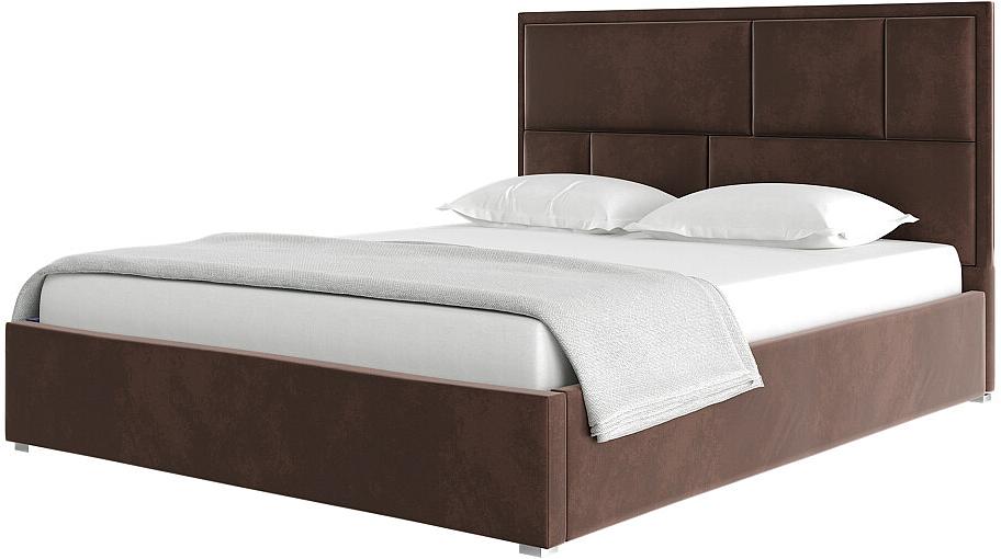 Кровать Madison 1600х2000 Велюр Шоколад кровать интерьерная лотос велюр голубой