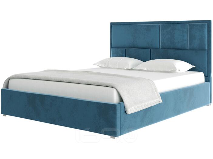 Кровать Madison 1600х2000 Велюр Синий