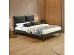 Кровать Fly велюр шоколад без П/М 1400x2000, изголовье мягкое
