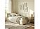 Кровать Milena велюр бежевый С П/М 1200x2000, изголовье мягкое