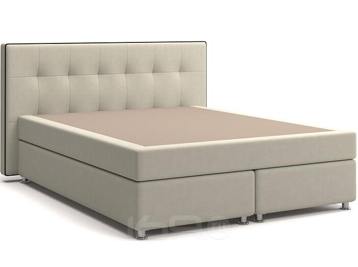 Кровать Николетт (27) Box Spring (с матрасом) Мика 2 (Велюр)