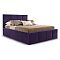 Кровать "Октавия" 180 Лана фиолетовый Вариант 3