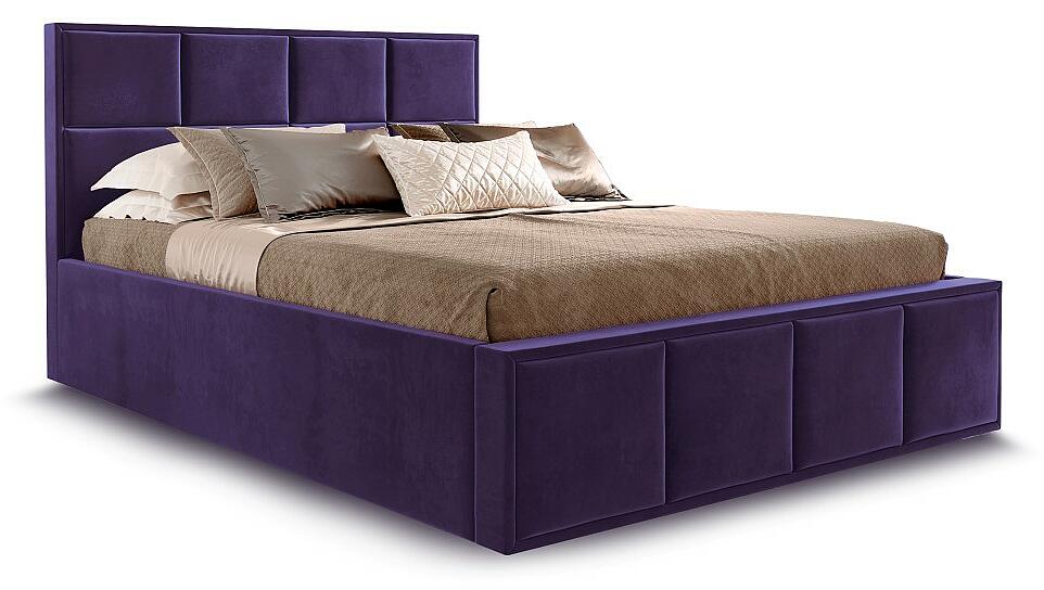 Кровать Октавия 180 Лана фиолетовый Вариант 3 20990₽