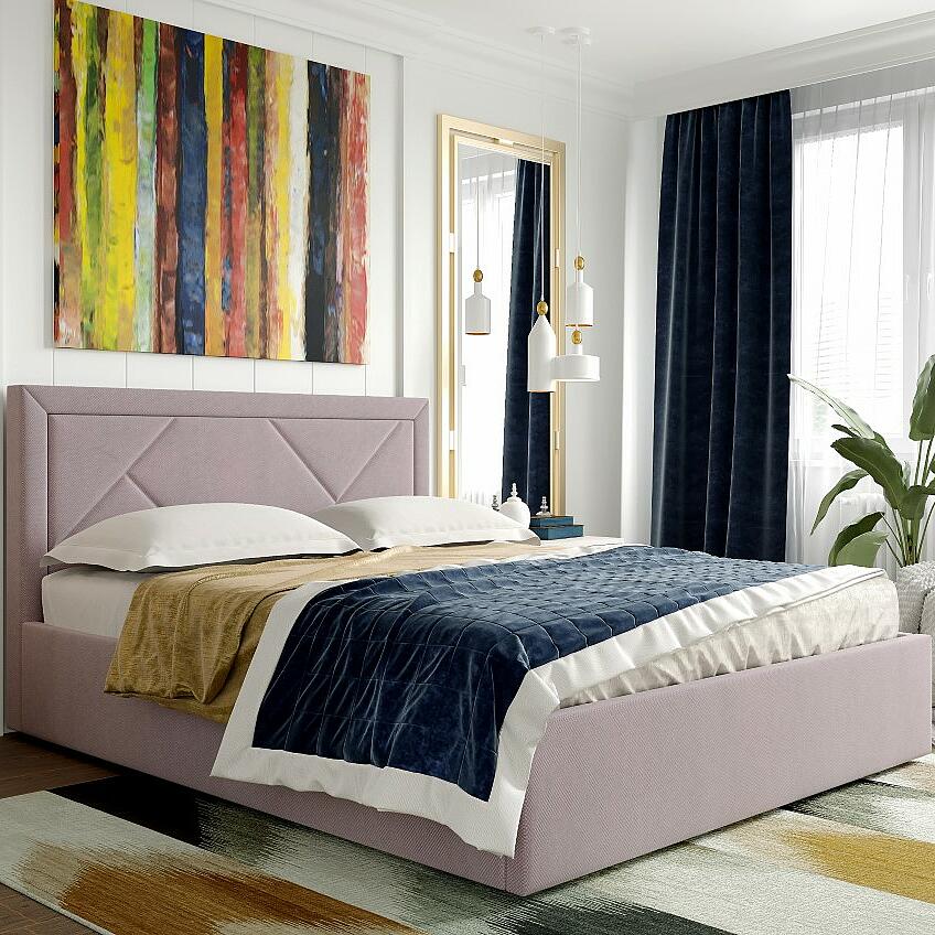 Кровать Сиеста 140 роза Вариант 1 20990₽