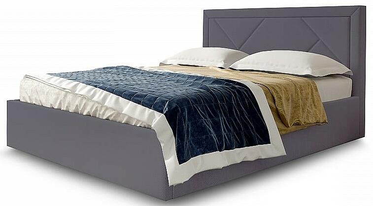Кровать Сиеста 140 темно-серый Вариант 3 20990₽
