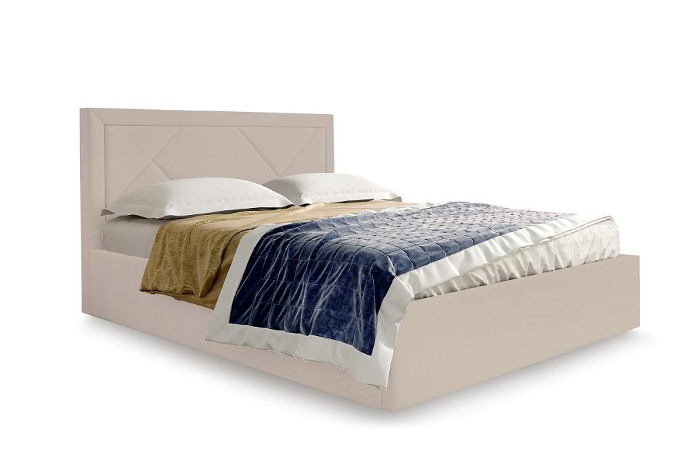 Кровать Сиеста 160 бежевый Вариант 2 кровать соня вариант 9 двухъярусная с прямой лестницей лаванда
