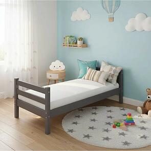 Кровать Соня без обивки сиреневый без П/М 800x1900, изголовье жесткое