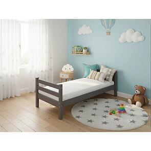 Кровать без обивки сиреневый без П/М 800x1900, изголовье жесткое