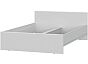 Кровать STERN без обивки белый без П/М 1400x2000, изголовье жесткое