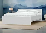 Кровать STERN без обивки белый без П/М 1600x2000, изголовье жесткое