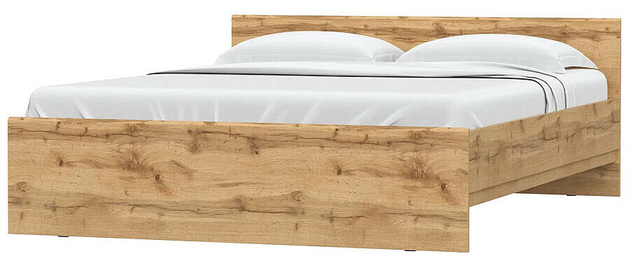 Кровать STERN 160х200 Дуб вотан 5993₽