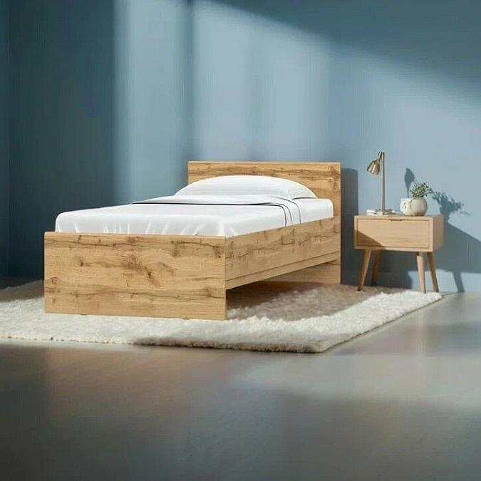 Кровать STERN 90х200 Дуб вотан 5290₽