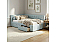 Кровать Afelia велюр мята пастель без П/М 1200x2000, изголовье мягкое