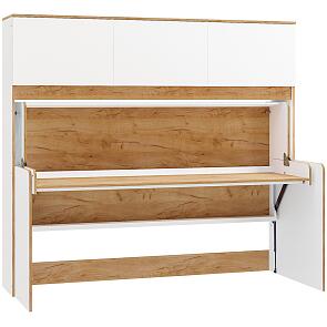 Кровать - трансформер Вуди 11.60 Белый премиум, Дуб золотой