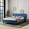 Кровать Ванесса  (1,4) (15) синий Кровать Ванесса  (1,4) (15) синий