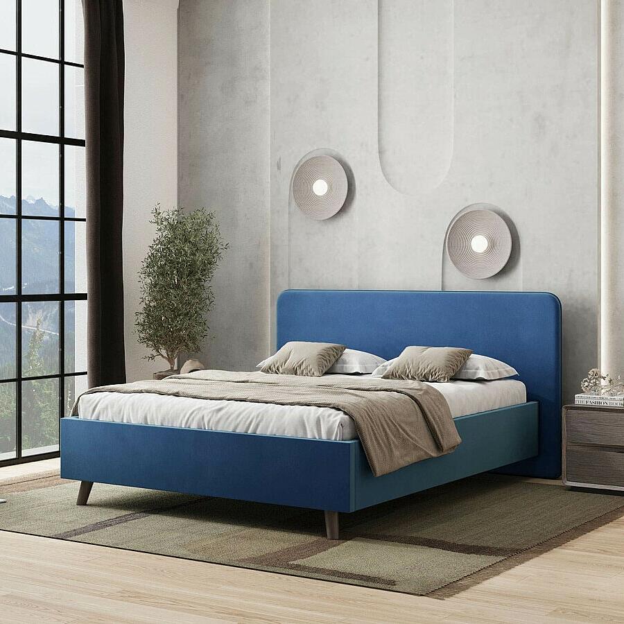 Кровать Ванесса 18 25 синий 24050₽