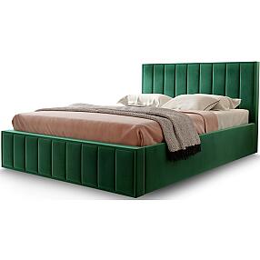 Кровать "Вена" 140 зеленый  Вариант 1