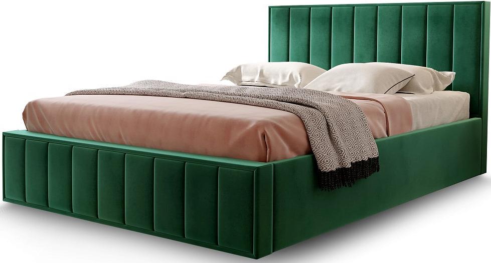 Кровать Вена 140 зеленый  Вариант 1 кровать соня вариант 9 двухъярусная с прямой лестницей лаванда