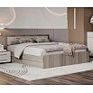 Кровать Фиеста без обивки кашемир/дуб крафт серый без П/М 1400x2000, изголовье жесткое