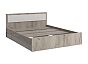 Кровать Фиеста без обивки кашемир/дуб крафт серый без П/М 1400x2000, изголовье жесткое
