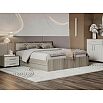Кровать Фиеста без обивки кашемир/дуб крафт серый без П/М 1400x2000, изголовье жесткое