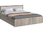 Кровать Фиеста без обивки кашемир/дуб крафт серый без П/М 1400x2000, изголовье жесткое