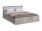 Кровать Фиеста без обивки кашемир/дуб крафт серый без П/М 1600x2000, изголовье жесткое