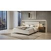 Кровать Марвэл с подсветкой без обивки кашемир/кашемир без П/М 1600x2000, изголовье жесткое