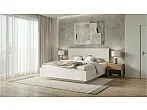 Кровать Марвэл с подсветкой без обивки кашемир/кашемир С П/М 160x200, ортопедическое основание, изголовье жесткое