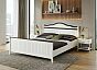 Кровать Вояж без обивки белый/белый без П/М 1600x2000, ортопедическое основание, изголовье жесткое
