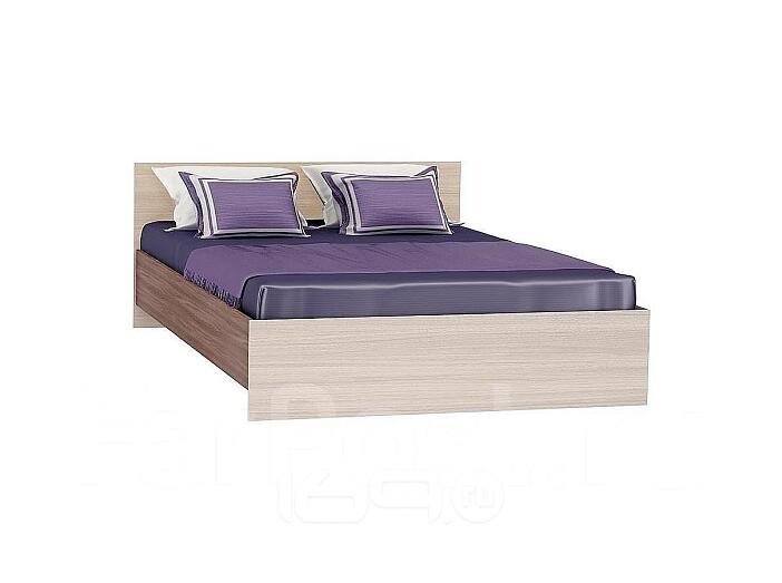 Кровать Бася КР-557 ЛДСП Ясень шимо светлый 1,4м Кровать Бася КР-557 ЛДСП Ясень шимо светлый 1,4м