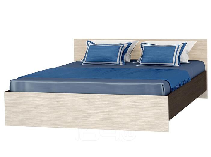 Кровать Бася КР-559 ЛДСП Дуб белфорд для ортопедического основания на ножках 1,6м