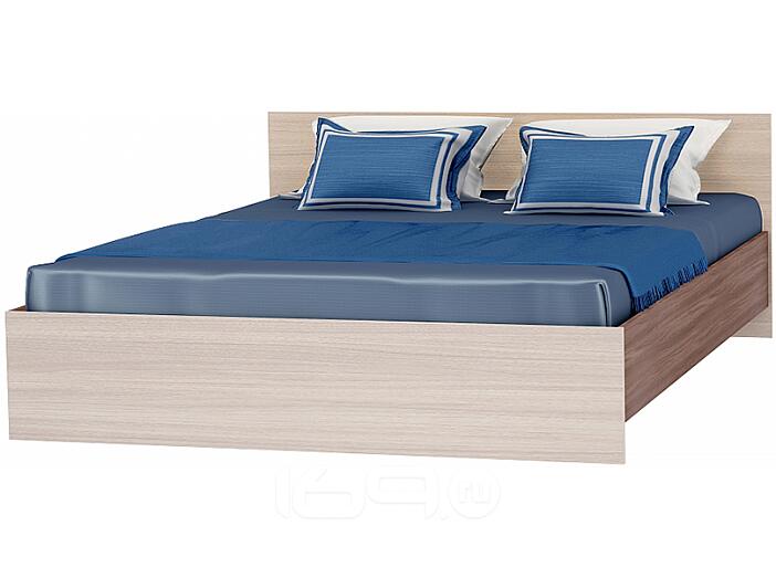 Кровать Бася КР-559 Ясень шимо светлый 160 Кровать Бася КР-559 Ясень шимо светлый 160