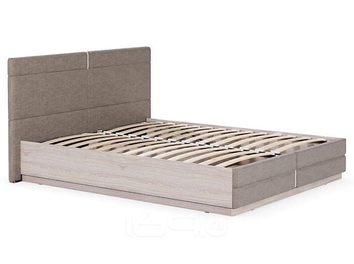 Кровать двойная Элен 160 Ясень шимо светлый