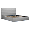 tumb 6 - Кровать интерьерная Амалия рогожка RUDY2 1501 A1 color 20 Серебристый серый 160*200