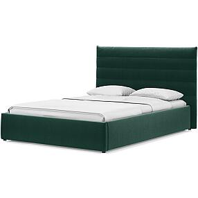 Кровать интерьерная Амалия рогожка RUDY2 1501 A1 color 32 Темный серо-зеленый 140*200