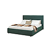 tumb 1 - Кровать интерьерная Амалия рогожка RUDY2 1501 A1 color 32 Темный серо-зеленый 160*200