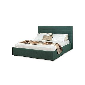 Кровать интерьерная Амалия рогожка RUDY2 1501 A1 color 32 Темный серо-зеленый 160*200