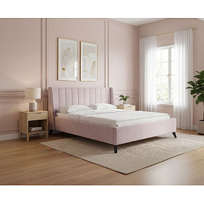 Кровать Мелисса велюр тори 45 ява 1600x2000, изголовье мягкое