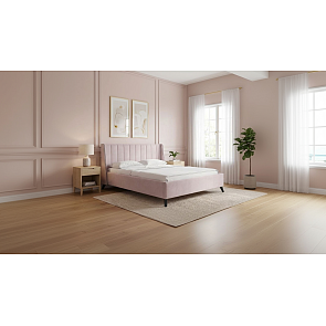 Кровать Мелисса велюр тори 45 ява 1600x2000, изголовье мягкое