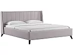 Кровать Мелисса велюр тори 45 ява без П/М 180x200, без ортопедического основания, изголовье мягкое