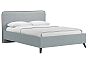 Кровать Миа рогожка браво грей 1400x2000, изголовье мягкое