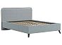 Кровать Миа рогожка браво грей 1400x2000, изголовье мягкое